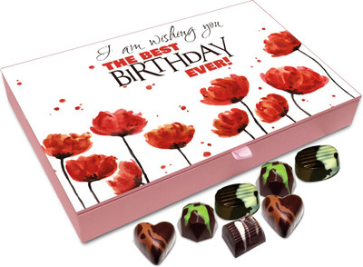 Chocholik Gift Box - I Am Wishing You The Best Birthday Ever Chocolate Box - 12pc Truffles(144 g)
Chocholik Gift Box - I Am Wishing You The Best Birthday Ever Chocolate Box - 12pc Truffles(144 g)