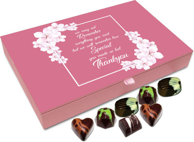 Chocholik Gift Box - We Will Remember How Special You Chocolate Box - 12pc Truffles(144 g)
Chocholik Gift Box - We Will Remember How Special You Chocolate Box - 12pc Truffles(144 g)