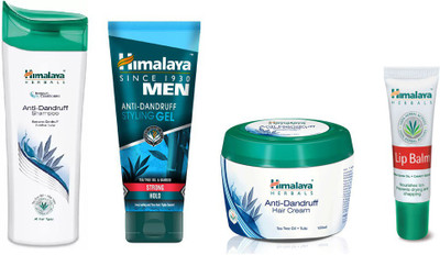 Himalaya Anti Dandruff Shampoo, Anti Dandruff Cream, Men Anti-Dandruff Styling Gel, Lip Balm(Set of 4)
Himalaya Anti Dandruff Shampoo, Anti Dandruff Cream, Men Anti-Dandruff Styling Gel, Lip Balm(Set of 4)