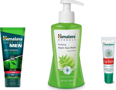 Himalaya Men Daily Nourish Styling Gel, Purifying Neem Face Wash, Lip Balm(Set of 3)
Himalaya Men Daily Nourish Styling Gel, Purifying Neem Face Wash, Lip Balm(Set of 3)