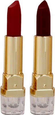 Personi Waterproof Premium lipstick set of 2 ( Maroon and Burgandy color/ shades - B)(Multicolor, 3.5 ml)
Personi Waterproof Premium lipstick set of 2 ( Maroon and Burgandy color/ shades - B)(Multicolor, 3.5 ml)