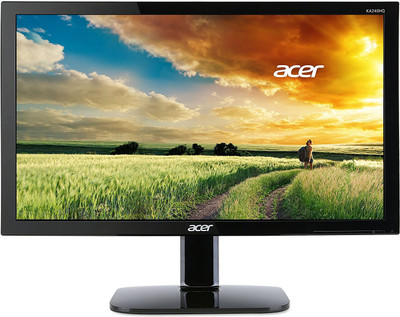 Acer 23.6 inch HD Monitor(KA240HQ), Black