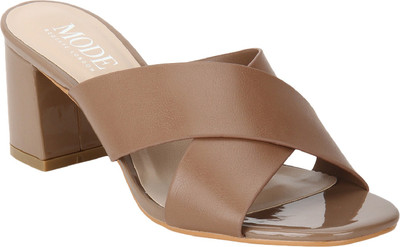 Mode By Red Tape Women Brown Heels