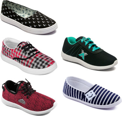 Asian Women Casual & Running Shoes Combo Pack of 5 Walking Shoes For Women(Multicolor
Asian Women Casual & Running Shoes Combo Pack of 5 Walking Shoes For Women(Multicolor