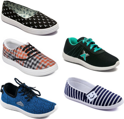Asian Women Casual & Running Shoes Combo Pack of 5 Walking Shoes For Women(Multicolor
Asian Women Casual & Running Shoes Combo Pack of 5 Walking Shoes For Women(Multicolor