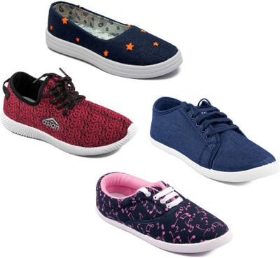 Asian Women Casual & Running Shoes Combo Pack of 4 Walking Shoes For Women(Multicolor
Asian Women Casual & Running Shoes Combo Pack of 4 Walking Shoes For Women(Multicolor