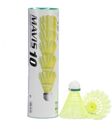 Yonex Yonex Mavis 10 Shuttle cock Nylon Shuttle - Yellow, White(Medium, 77, Pack of 1)
Yonex Yonex Mavis 10 Shuttle cock Nylon Shuttle - Yellow, White(Medium, 77, Pack of 1)