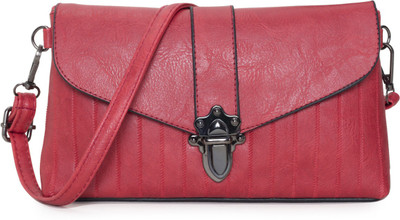Cappuccino Girls Casual Red PU Sling Bag 
Cappuccino Girls Casual Red PU Sling Bag