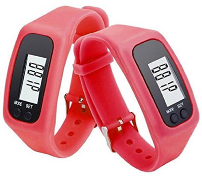 RHONNIUM ® Unisex Digital LCD Pedometer Run Step Walking Distance Calorie Counter Watch Bracelet Wristband Sports Fitness Tracker Imperial red Smartwatch(Red Strap Free Size)
RHONNIUM ® Unisex Digital LCD Pedometer Run Step Walking Distance Calorie Counter Watch Bracelet Wristband Sports Fitness Tracker Imperial red Smartwatch(Red Strap Free Size)