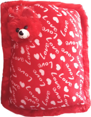 Brudo SOFT & CUTE BABY PILLOW (red) - 20 inch(Red)