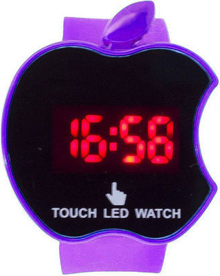 VB IMPEX APPLE CUT PURPLE LED DIGITAL WATCH Watch - For Boys