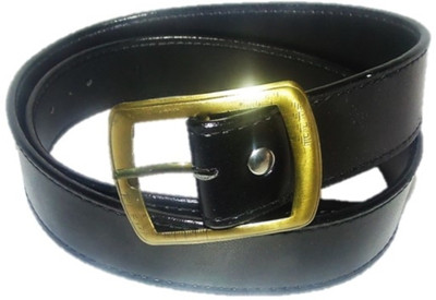 HADWIN Men Black Artificial Leather Belt
