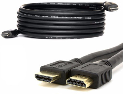 Anweshas High-Speed HDMI Cable Latest Version with Supports Ethernet, 3D, 4K and Audio Return, Gold Plated connector, 100% Pure Bare Cooper conductor ensure Highest quality transmission with 1.5 mtr/meter Usb extension Cable Combo Set
Anweshas High-Speed HDMI Cable Latest Version with Supports Ethernet, 3D, 4K and Audio Return, Gold Plated connector, 100% Pure Bare Cooper conductor ensure Highest quality transmission with 1.5 mtr/meter Usb extension Cable Combo Set