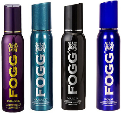 Fogg ROYAL DEODORANT 120 ML+MARCO DEODORANT 120 ML+MAJESTIC DEODORANT 120 ML+PARADISE DEODORANT 120 ML Deodorant Spray - For Men & Women(120 ml, Pack of 4)
Fogg ROYAL DEODORANT 120 ML+MARCO DEODORANT 120 ML+MAJESTIC DEODORANT 120 ML+PARADISE DEODORANT 120 ML Deodorant Spray - For Men & Women(120 ml, Pack of 4)