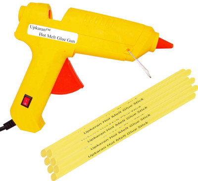 Upkaran Electric Hot Melt 60 Watt with On Off Switch and Indicator GG60W with 7 Super Adhesive All Purpose Glue Sticks Standard Temperature Corded Glue Gun(11 mm)
Upkaran Electric Hot Melt 60 Watt with On Off Switch and Indicator GG60W with 7 Super Adhesive All Purpose Glue Sticks Standard Temperature Corded Glue Gun(11 mm)