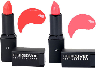 Makeover Professional Lipstick ( Sunset 38 , Rose Blossom 46 )(Rose Blossom, Sunset)
Makeover Professional Lipstick ( Sunset 38 , Rose Blossom 46 )(Rose Blossom, Sunset)