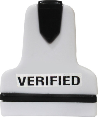 KAARTI SK2070 VERIFIED Pre-Inked Rubber Stamp(Small, Purple)