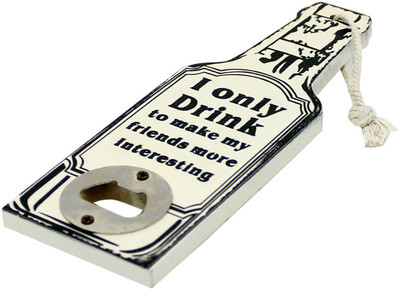 Tootpado HNKc114 Wooden Bottle Opener I Only Drink To Make My Friends More Interesting - White (HNKc114) Bottle Opener
Tootpado HNKc114 Wooden Bottle Opener I Only Drink To Make My Friends More Interesting - White (HNKc114) Bottle Opener