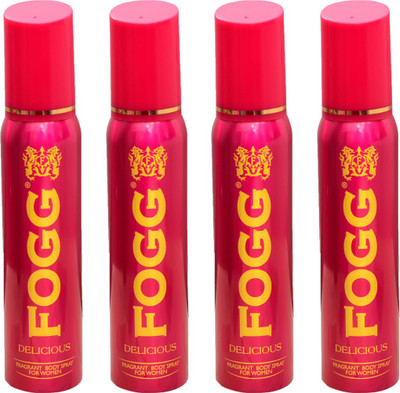 Fogg DELICIOUS DEODORANT 120 ML Deodorant Spray - For Women(120 ml, Pack of 4)