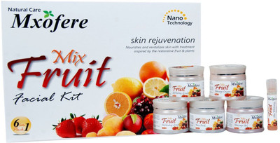 Mxofere Mix Fruit facial kit with Nano Technology Skin Rejuvenation 280 grm ( 6 in 1 pack ) 280 g
Mxofere Mix Fruit facial kit with Nano Technology Skin Rejuvenation 280 grm ( 6 in 1 pack ) 280 g