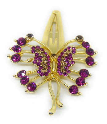 Khubsurat Hair Side Clips/Side Pins Tic Tac Clip for Women & Girls, Gold Tone, 1 Piece, Butterfly Concept, Rani Color Stone Stud Hair Clip(Pink)
Khubsurat Hair Side Clips/Side Pins Tic Tac Clip for Women & Girls, Gold Tone, 1 Piece, Butterfly Concept, Rani Color Stone Stud Hair Clip(Pink)