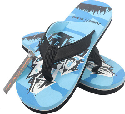 JUMPS AND BUMPS Boys Slip On Slipper Flip Flop(Blue