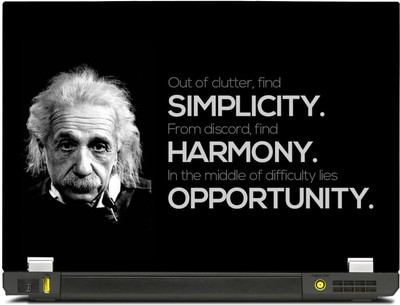 SkinShack Albert Einstein Simplicity Harmony Opportunity (17 inch) Vinyl Laptop Decal 17
SkinShack Albert Einstein Simplicity Harmony Opportunity (17 inch) Vinyl Laptop Decal 17