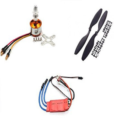 Robocraze A2212 1400 KV Brushless Motor 30A ESC 1045 Propeller Set - Multirotor /Quadcopter(Multicolor)
Robocraze A2212 1400 KV Brushless Motor 30A ESC 1045 Propeller Set - Multirotor /Quadcopter(Multicolor)
