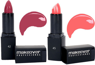 Makeover Professional Lipstick ( Devtion 42 , Coral Pink 45 )(Devtion, Coral Pink)
Makeover Professional Lipstick ( Devtion 42 , Coral Pink 45 )(Devtion, Coral Pink)