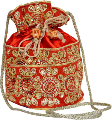 sunvi potli bag red Potli(Red)