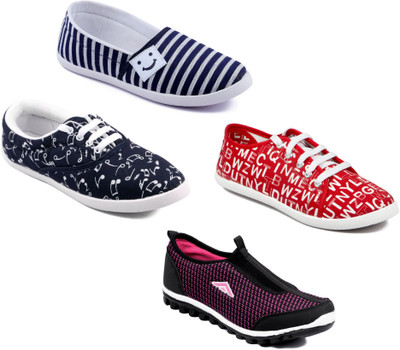 Asian Women Casual & Running Shoes Combo Pack of 4 Casuals For Women(Multicolor
Asian Women Casual & Running Shoes Combo Pack of 4 Casuals For Women(Multicolor