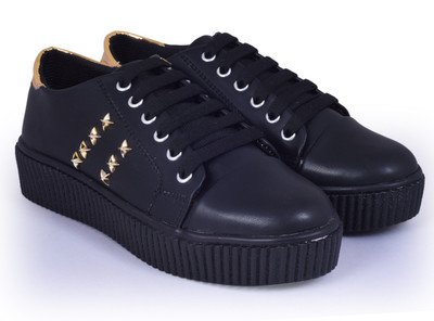 Trendy Look 2018 Sneakers For Women(Black