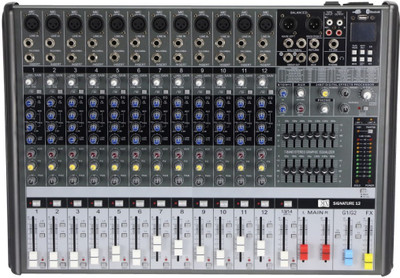 MX SIGNATURE 12 Live Audio Mixer Powered Sound Mixer