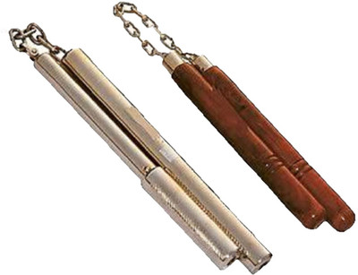 Arnav Combo of Nan Chaku for Bruse Lee Style Fight Martial Arts Training Set of Two Made from Stainless Steel & Wooden Gymnastic Stick - 13 inch(Brown, Silver)
Arnav Combo of Nan Chaku for Bruse Lee Style Fight Martial Arts Training Set of Two Made from Stainless Steel & Wooden Gymnastic Stick - 13 inch(Brown, Silver)
