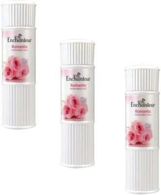Enchanteur Romantic (Pack of 3) Perfumed Talc(75 g)