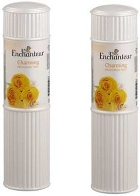 Enchanteur Charming (Pack of 2) Perfumed Talc(125 g)