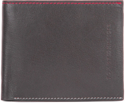 Tommy Hilfiger Men Brown Genuine Leather Wallet(4 Card Slots)