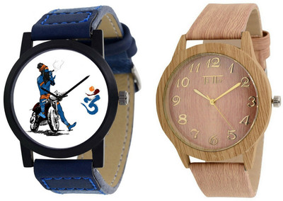 Nubela Combo Of 2 Analog Watch-WD06-102 For Watch - For Men & Women