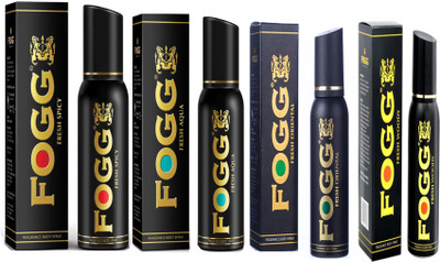 Fogg FRESH WOODY FRAGRANCE BODY SPRAY 120 ML+FRESH ORIENTAL FRAGRANCE BODY SPRAY 120 ML+FRESH AQUA FRAGRANCE BODY SPRAY 120 ML+FRESH SPICY FRAGRANCE BODY SPRAY 120 ML Body Spray - For Men & Women(120 ml, Pack of 4)
Fogg FRESH WOODY FRAGRANCE BODY SPRAY 120 ML+FRESH ORIENTAL FRAGRANCE BODY SPRAY 120 ML+FRESH AQUA FRAGRANCE BODY SPRAY 120 ML+FRESH SPICY FRAGRANCE BODY SPRAY 120 ML Body Spray - For Men & Women(120 ml, Pack of 4)