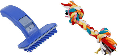 Foodie Puppies High Quality - Dog Plastic Slicker Brush With Press Key + Durable Dog Chew Rope Toy For Small to Medium Dogs - Interactive Teething Rope Toy to Play with (Color May Vary) Slicker Brushes for Dog
Foodie Puppies High Quality - Dog Plastic Slicker Brush With Press Key + Durable Dog Chew Rope Toy For Small to Medium Dogs - Interactive Teething Rope Toy to Play with (Color May Vary) Slicker Brushes for Dog