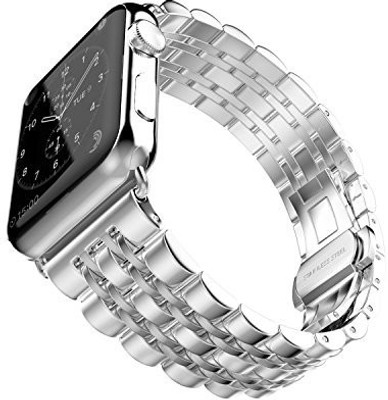 Memore 7 Beads Stainless Steel Bracelet For Apple Watch All Models 38mm, Silver Smart Watch Strap(Silver)
Memore 7 Beads Stainless Steel Bracelet For Apple Watch All Models 38mm, Silver Smart Watch Strap(Silver)