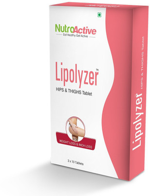 NutroActive Lipolyzer Hips & Thighs Tablet For Weight Management 30 Tablets(30)
NutroActive Lipolyzer Hips & Thighs Tablet For Weight Management 30 Tablets(30)