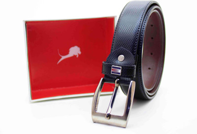 NIetz Men Casual, Party, Formal, Evening Black Genuine Leather Belt