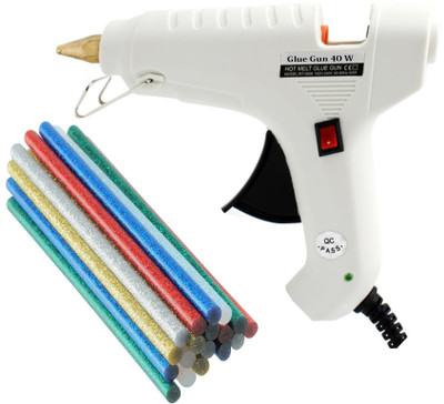 OKASTA BOND With 10 Glitter glue sticks hot melt glue gun eavy Hot Melt Glue Gun (Multi Color ) For Quick Repairs, Paper & Cloth High-Tech Professional Electronic Standard Temperature Corded Glue Gun(11 mm)
OKASTA BOND With 10 Glitter glue sticks hot melt glue gun eavy Hot Melt Glue Gun (Multi Color ) For Quick Repairs, Paper & Cloth High-Tech Professional Electronic Standard Temperature Corded Glue Gun(11 mm)