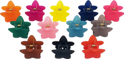Evolution Hair Clips, Claw Clips , Butterfly Clips, Small, Star Shape Matte Candy Colors for Women / Girls, Pack of 12 Hair Claw(Multicolor)
Evolution Hair Clips, Claw Clips , Butterfly Clips, Small, Star Shape Matte Candy Colors for Women / Girls, Pack of 12 Hair Claw(Multicolor)