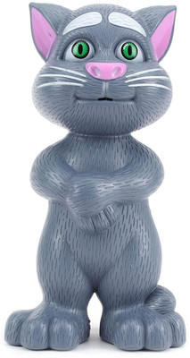 Mantavya Intelligent Talking Tom Cat With Wonderful Voice (21 cm height) Marionettes(Pack of 1)