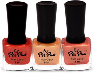 perpaa Bright Sunset Nail Enamel Combo Carrot Orange, Sienna Glitz, Chromatic Glitz(Pack of 3)
perpaa Bright Sunset Nail Enamel Combo Carrot Orange, Sienna Glitz, Chromatic Glitz(Pack of 3)