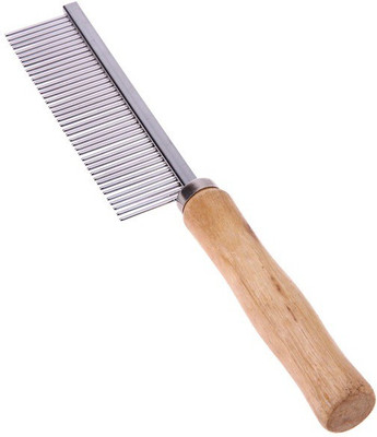Furious3D Pet Hair Flea Comb Stainless Steel Pin Dog Grooming Brush With Wooden Grip Handle Rakes for Dog, Hedgehog, Cat
Furious3D Pet Hair Flea Comb Stainless Steel Pin Dog Grooming Brush With Wooden Grip Handle Rakes for Dog, Hedgehog, Cat