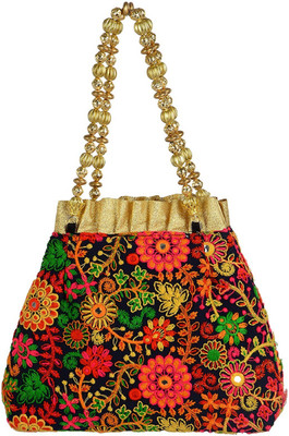 Tooba Handicraft Tooba Handicraft Party Wear Hand Embroidered Box Clutch Bag Purse For Bridal, Casual, Party , Wedding Potli(Multicolor)
Tooba Handicraft Tooba Handicraft Party Wear Hand Embroidered Box Clutch Bag Purse For Bridal, Casual, Party , Wedding Potli(Multicolor)