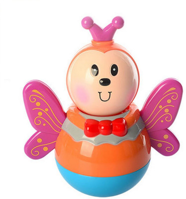 Pepperonz Butterfly Tumbler Toy / tilting Toy, Roly-poly Baby Toy For Kids